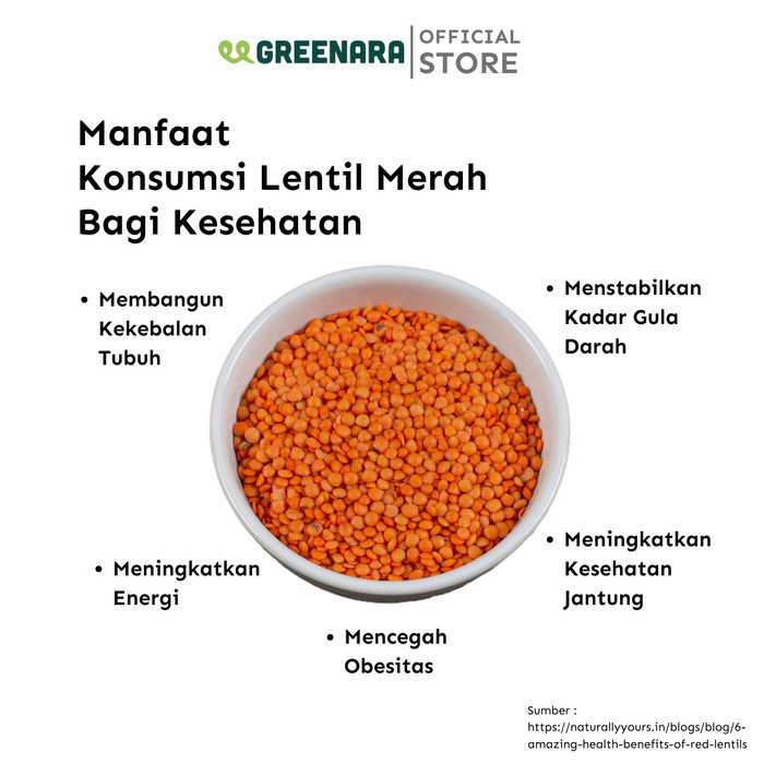 

Lentil Merah 1 Kg / Red Whole Lentils