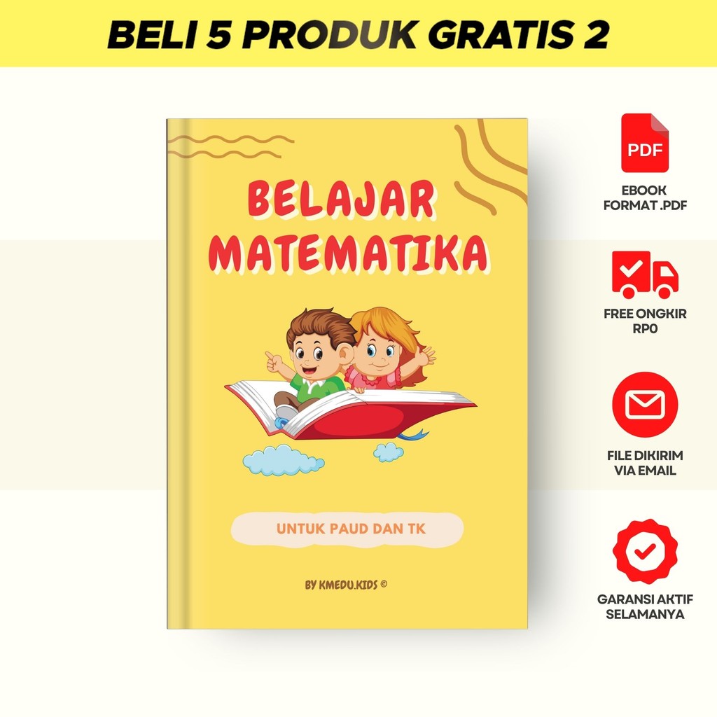 

[E-8387] BELAJAR MATEMATIKA BUKU LEMBAR AKTIVITAS MEWARNAI ANAK SEKOLAH ANAK PAUD TK KIDS BISA DICETAK SENDIRI Buku Edukasi Anak Lembar Ebook Worksheet Workbook Aktivitas