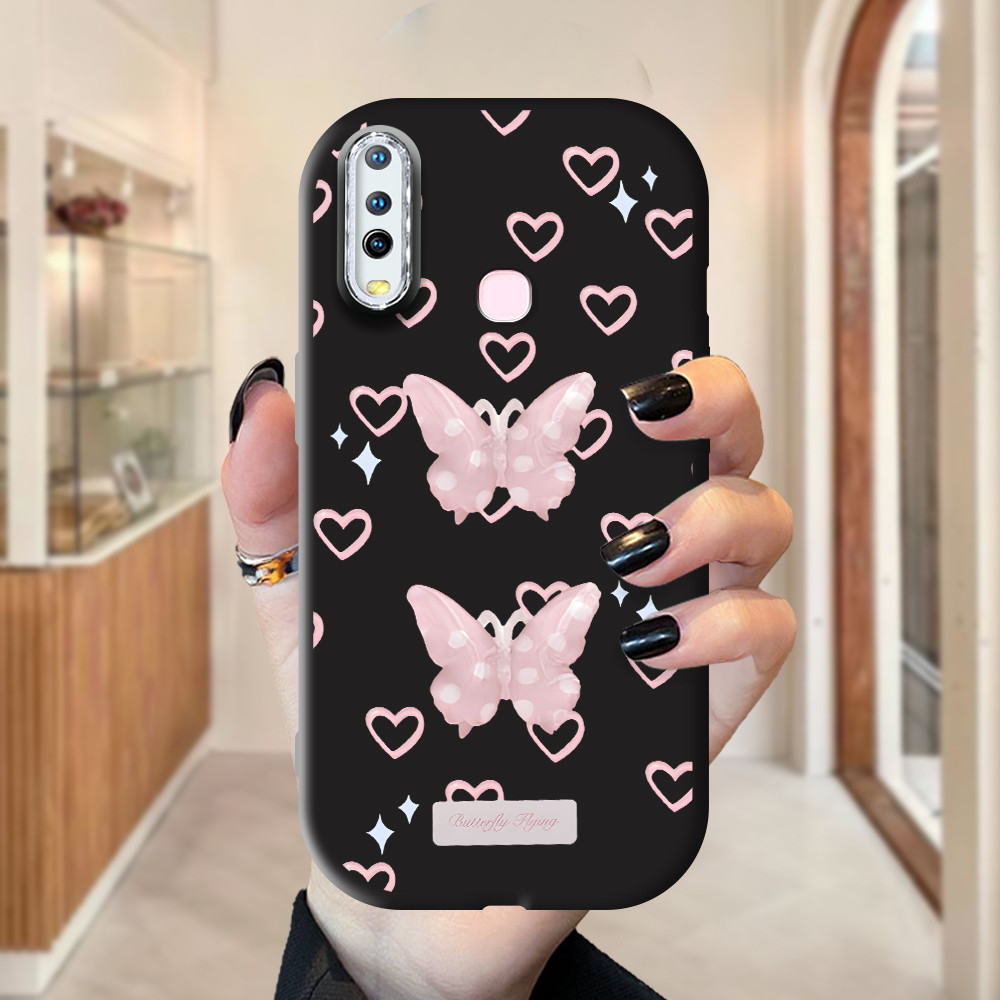 Casing Hp Untuk Vivo Y17 Y15 Y12 Y12I Y11 2019  Pink Blue Black Cassing Soft Phone Case Kesing Tahan