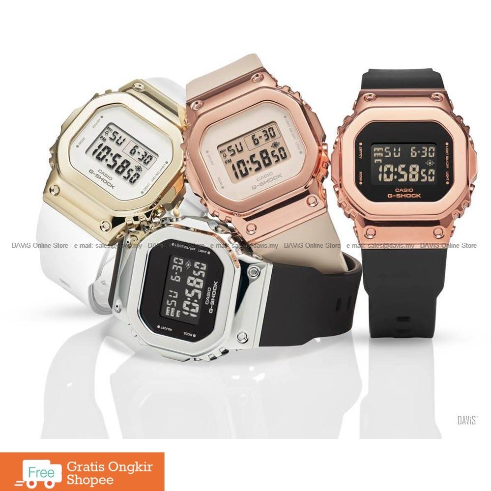 GM 5600 NEW  JAM TANGAN PRIA DAN WANITA G-SHOCK CASIO DW 5600 KEPALA METAL