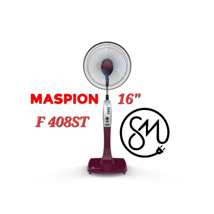 Kipas Angin Maspion F-408ST 16 inch Stand fan F408ST F 408 ST