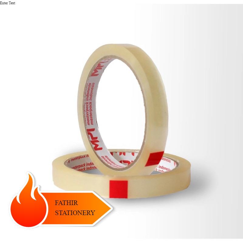 

LAKBAN ISOLASI / SELOTIP 12 MM X 72 METER MPI - 1 PCS