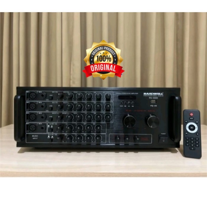 Amplifier karaoke hardwell rv 3000 original hardwell rv3000