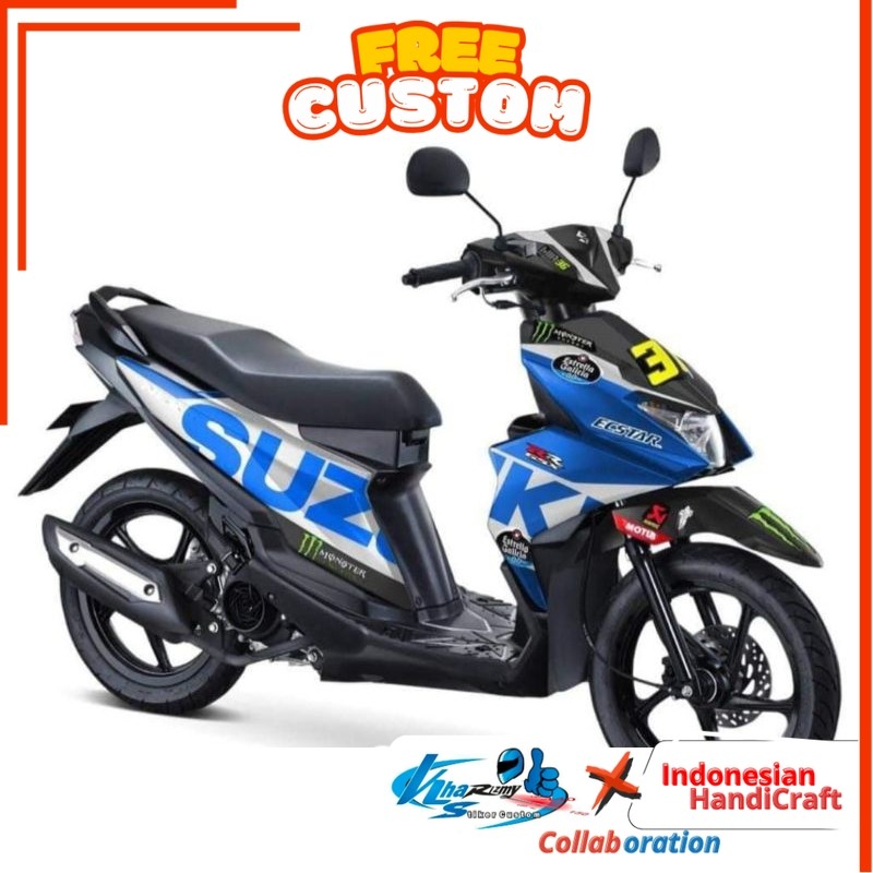 STIKER DECAL SUZUKI NEX 2 CUSTOM (REAL PIC)