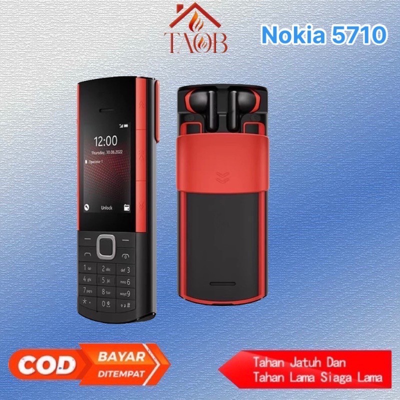 TAOB HP Nokia 5710 XpressAudio (2.4" + Dual SIM) 2G New Cell Phone