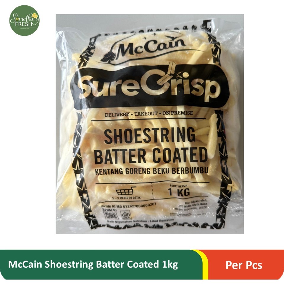 McCain Shoestring Batter Coated 1 Kilo Per Pack