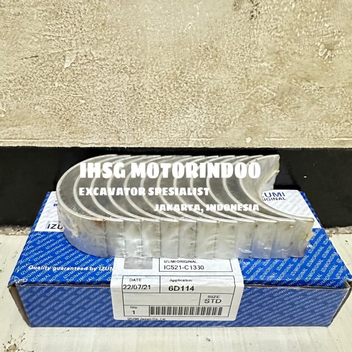 MAIN BEARING METAL DUDUK PC300-8 PC300-7 PC300 8 PC300 7 6D114 IZUMI