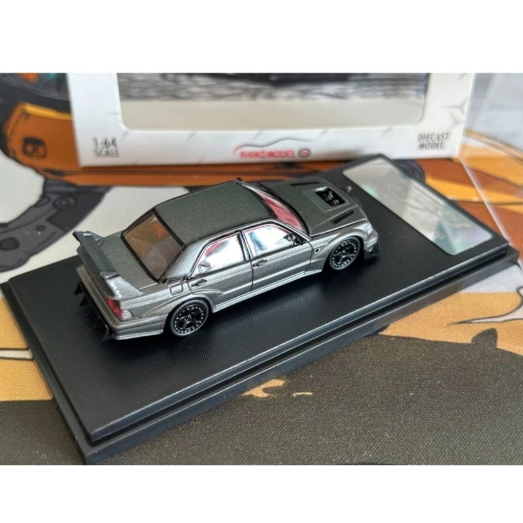 RHINO MODEL MERCEDES W201 190E 1:64 diecast original berkualitas