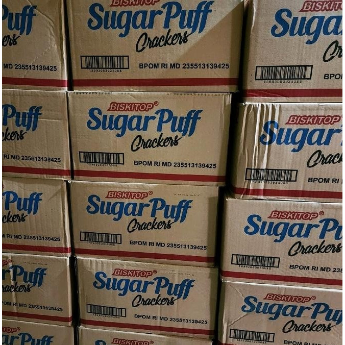 

Biskitop Crackers SUGAR PUFF 280gr 1 dus isi 12pcs