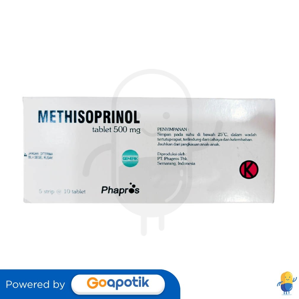Methisoprinol Phapros 500 Mg Box 50 Tablet