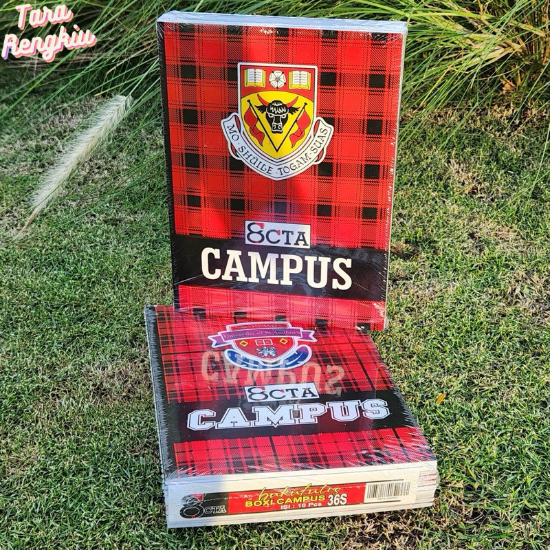 

ACE - 10pcs Buku Tulis Octa Campus 36 Lembar dan Buku Tulis Segitia Quarto