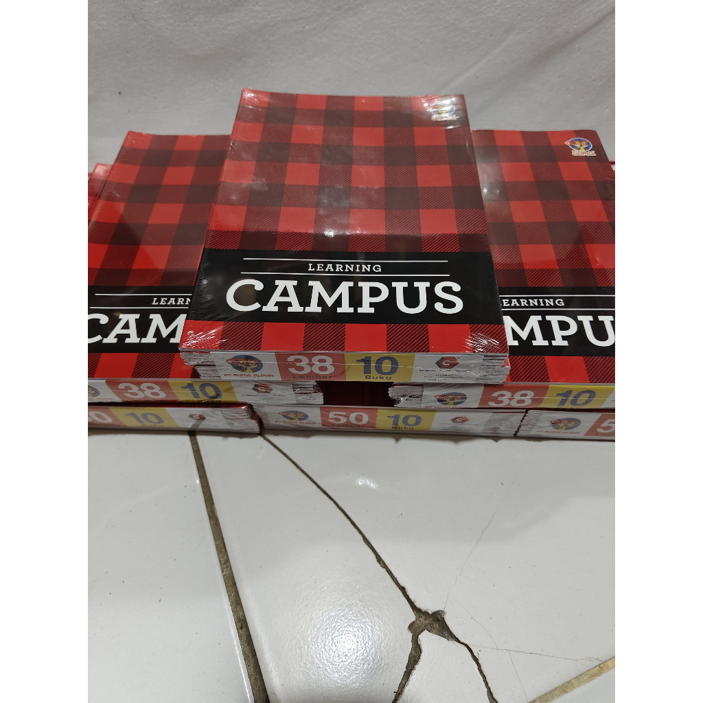 

JAMIN MURAH !!!Buku Tulis Campus Suma Isi 50 / 38 (1Pak/10 pcs) BOXY(BISA LANGSUNG ORDER)