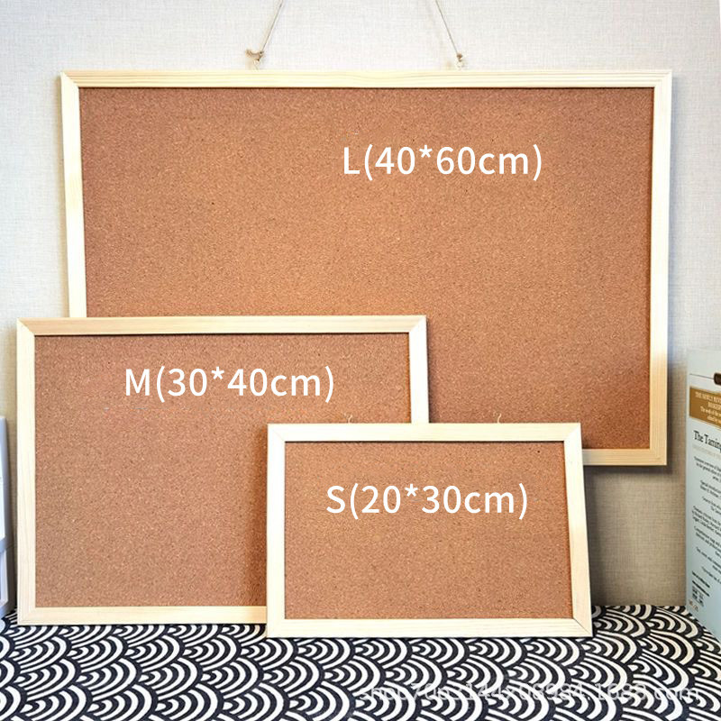 60x90CM Message Board / Cork Board / Vision Board / Mading Kamar / Pin Board / Board send Sticker an