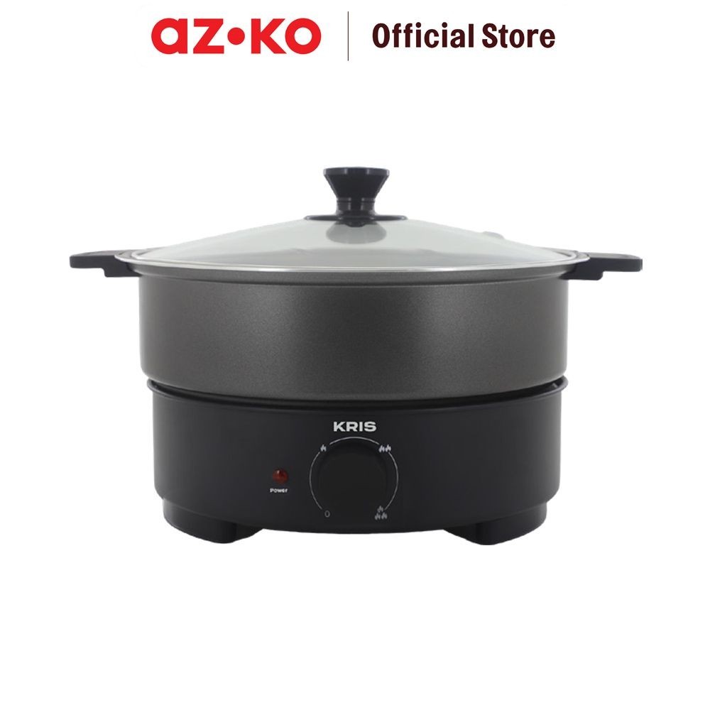 AZKO Kris 4 ltr Panci Elektrik Serbaguna Multifunction Electric Pan Kuali Pot Listrik Peralatan Masa