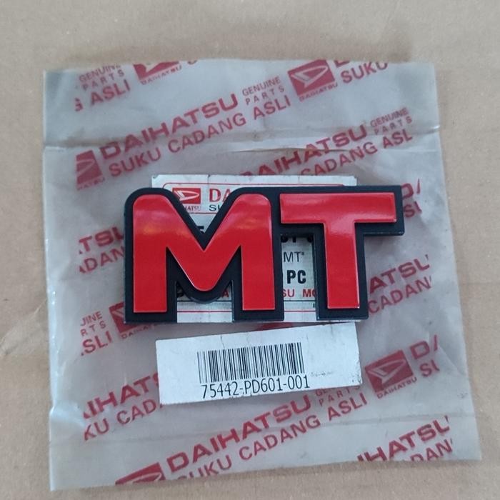 Emblem MT Daihatsu Feroza original part