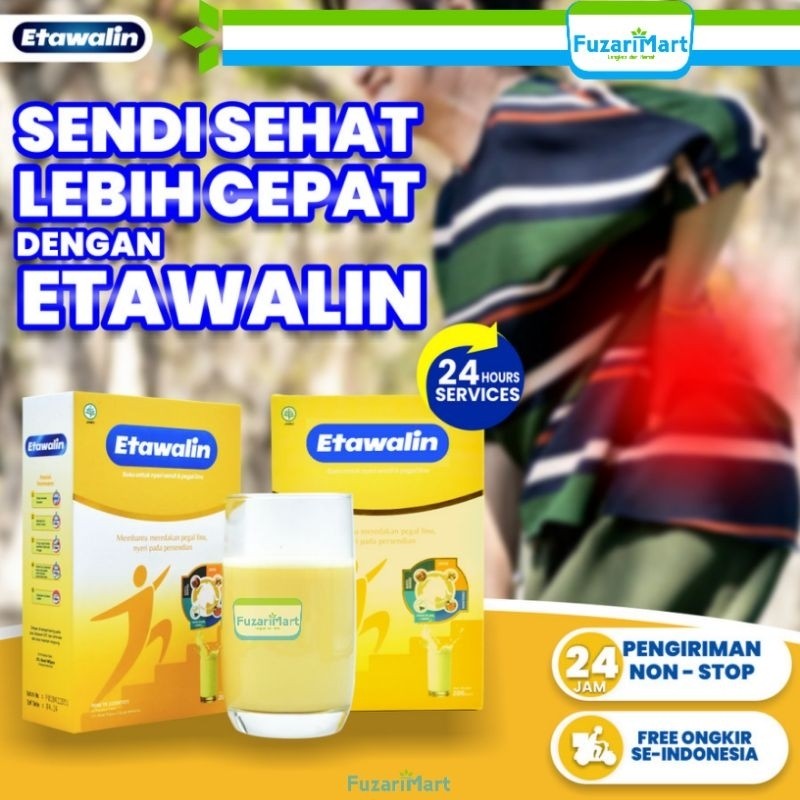

Etawalin Original Susu Bubuk Herbal Alami Untuk Meredakan Sakit Tulang dan Sendi