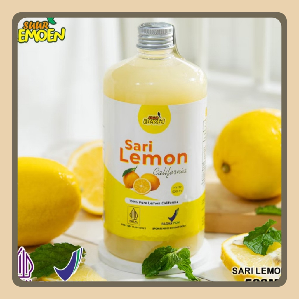 

Sari Lemon Fresh 100% untuk Diet dan Detox Pure Lemon California by Suur Lemoen 500 ml