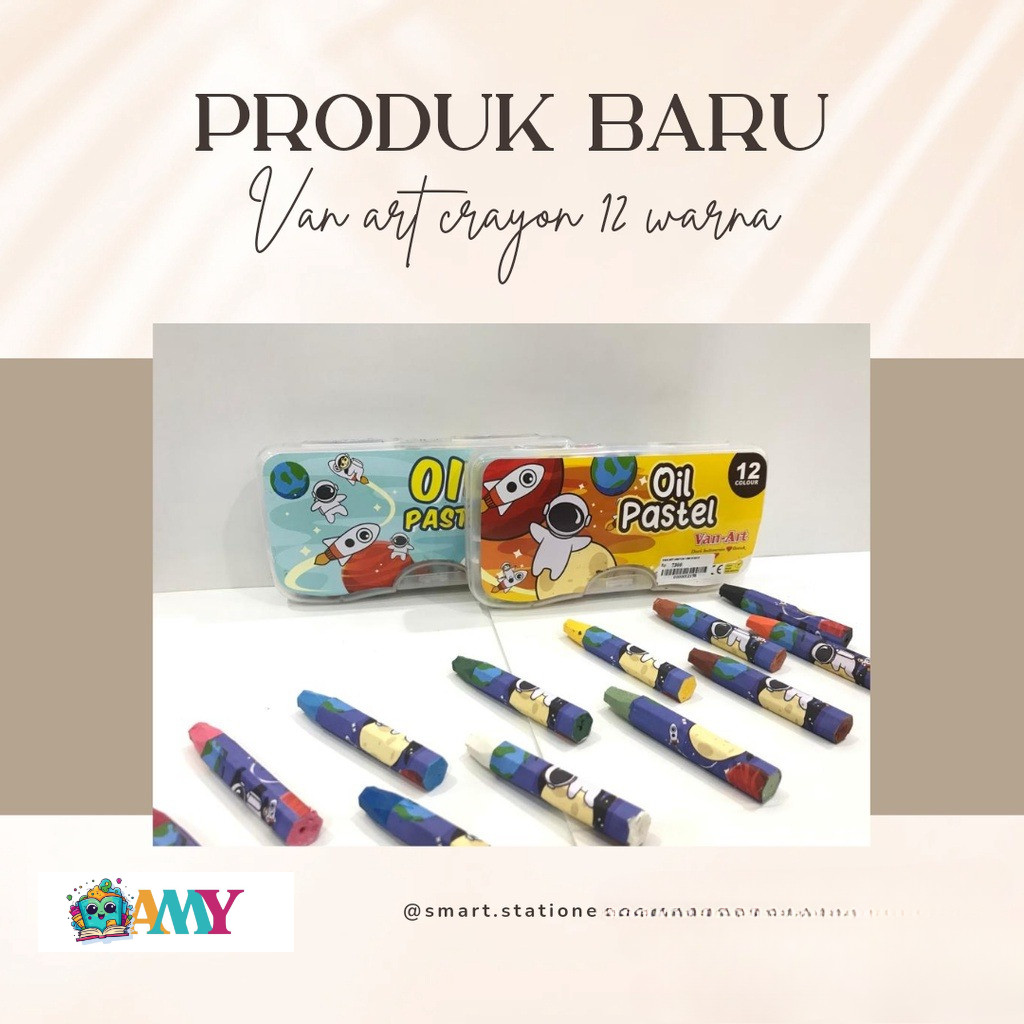 

VAN ART CRAYON 12 WARNA 010212 AMY STASIONARY