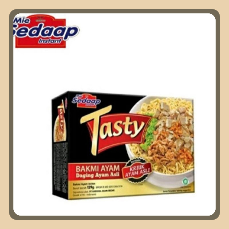 

12 PCS SEDAP TASTY BAKMI AYAM 129 GRAM