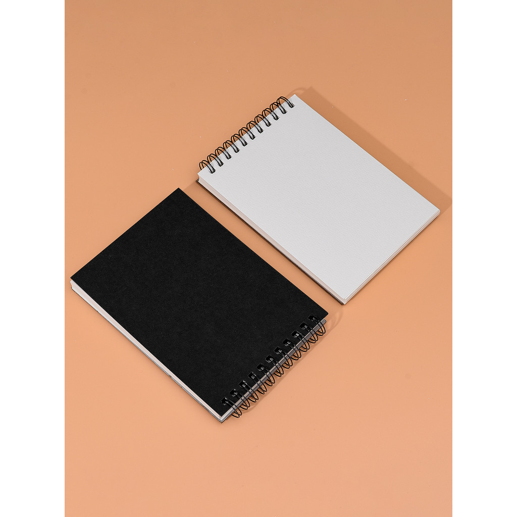 

A6 Sketchbook 30 Sheets 160g Spiral Notebook Wooden Pulp Sketching Paper Pad Inner Blank Drawing Graffiti Art Supplies
