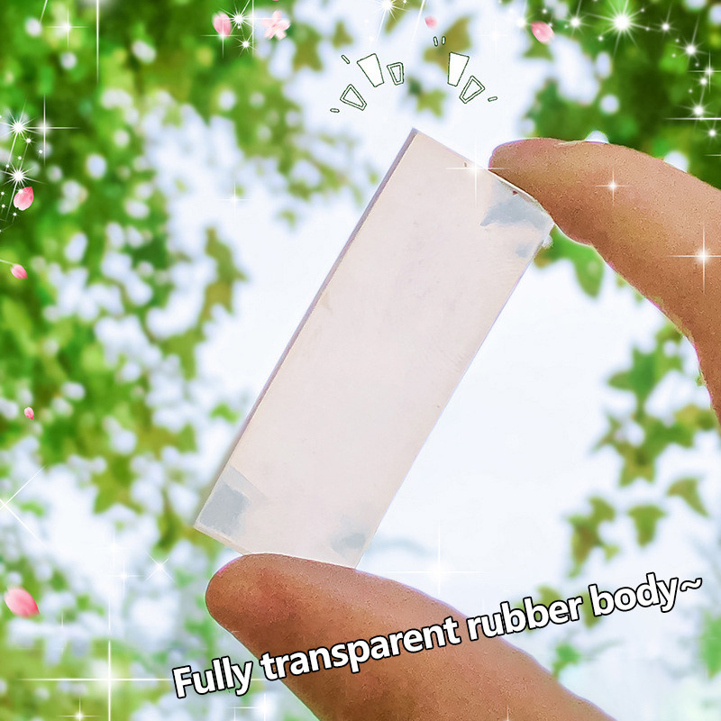 

Appealing Floral Rubber Transparent Erasers, Cute Stationery Items for Kids' School & Teacher Gifts