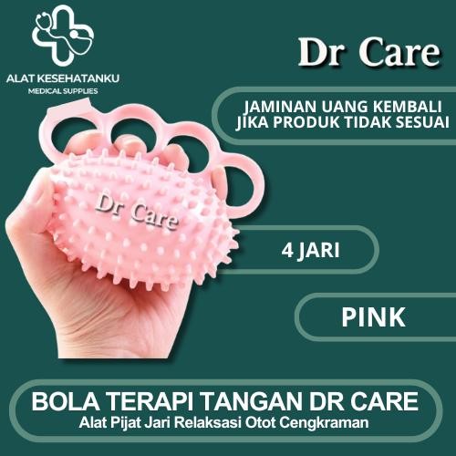 Bola Terapi Tangan Bola Pijat Terapi Tangan Rehabilitasi Tubuh Biru - 4 JARI PINK