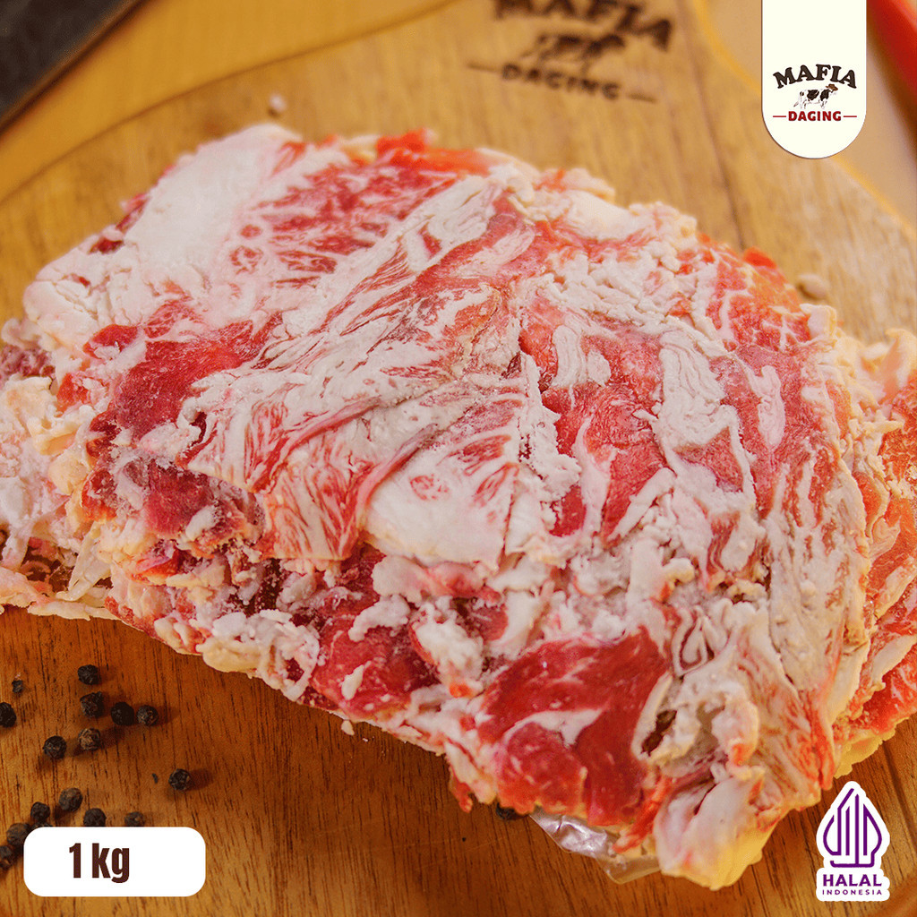 

[Mafia Daging] Harga Promo!!! Trimming Beef Slice 1 Kg