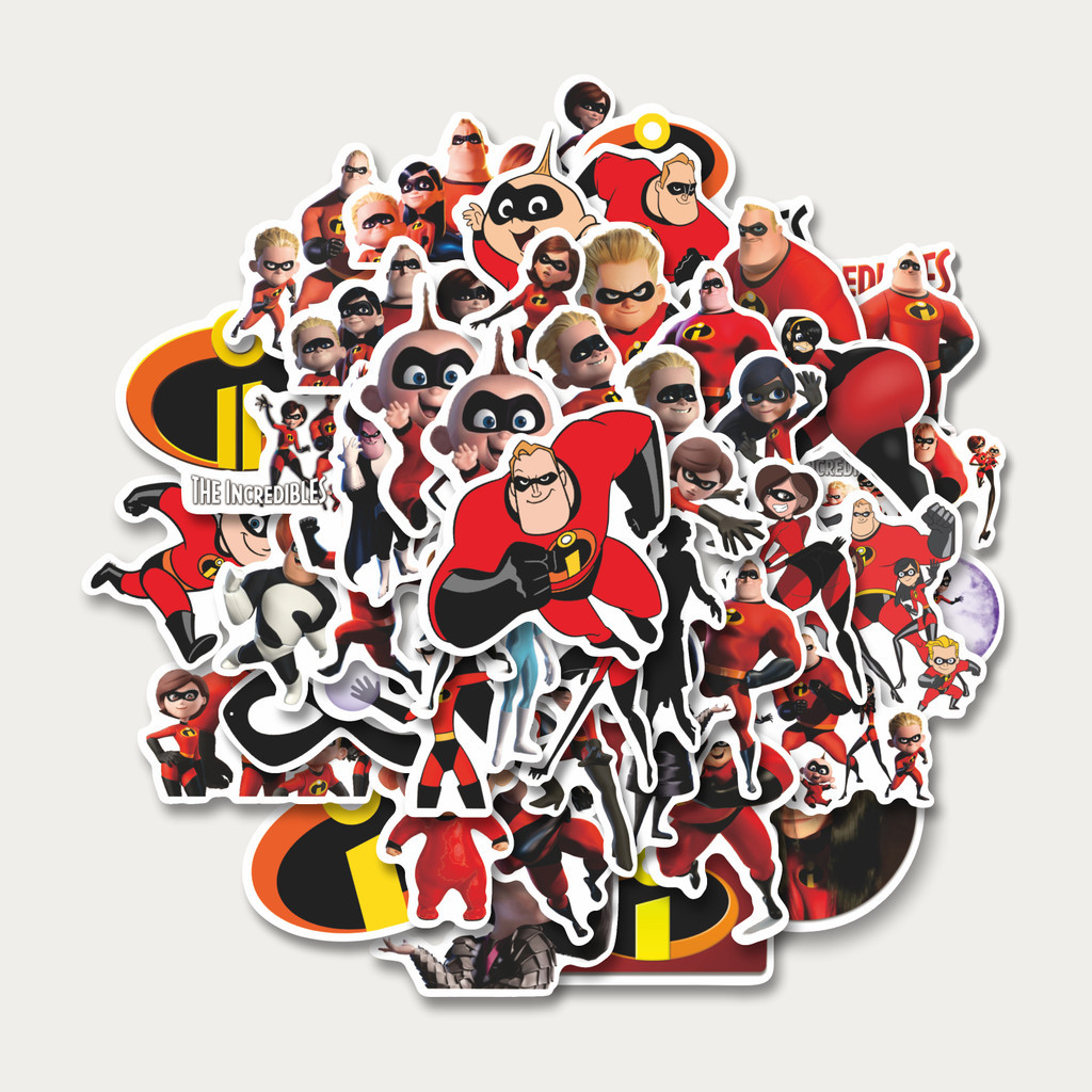 

Sticker Pack Sticker Kartun The Incredibles | Sticker TUMBLR | Stiker LAPTOP KOPER HELM