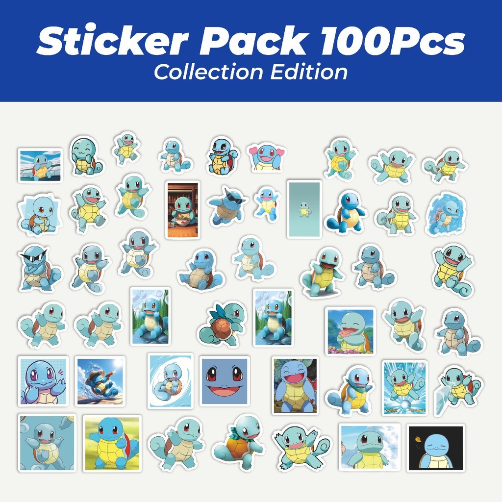 

Hot Stiker Kartun Pokemon Squirtle Lucu Anti Air Stikers Berperekat Waterproof Sticker Decal Buat Motor Helm Buku Journal Koper Casing HP Laptop Botol Minum