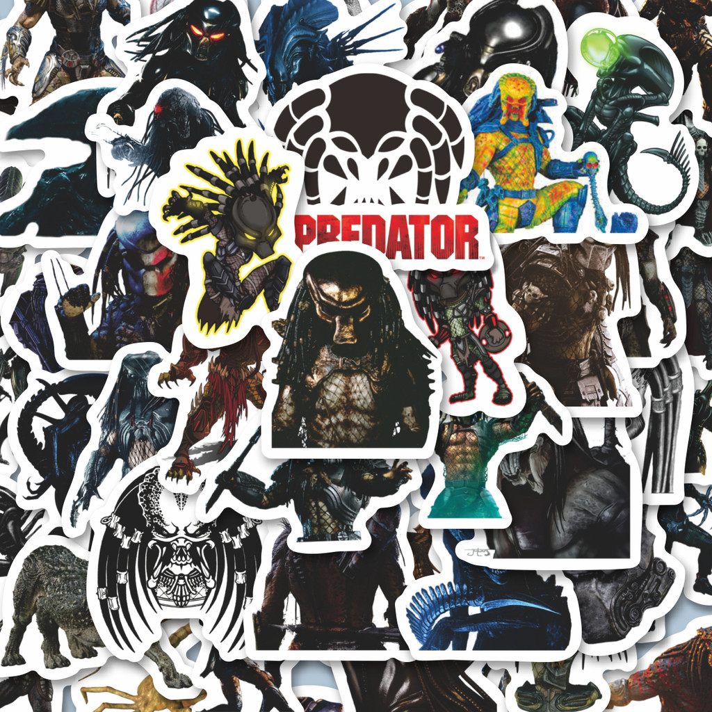 

100PCS Lucu Stiker Kartun The Predator Stiker Aesthetic Stiker Anti Air Stikers Berperekat Waterproof sticker decal buat Motor Helm Buku Journal Koper Casing HP Laptop Botol Minum Hadiah anak