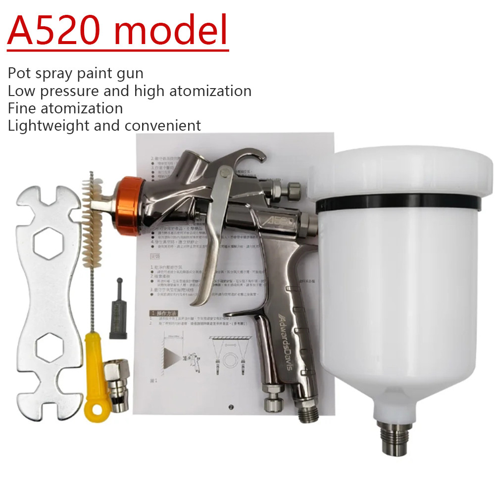 

Pulverizador Airless de Alta Qualidade, W400 Spray Gun, Atomização, Pintura, Ferramenta de Pintura do Carro, Aerógrafo, 1.3mm, H