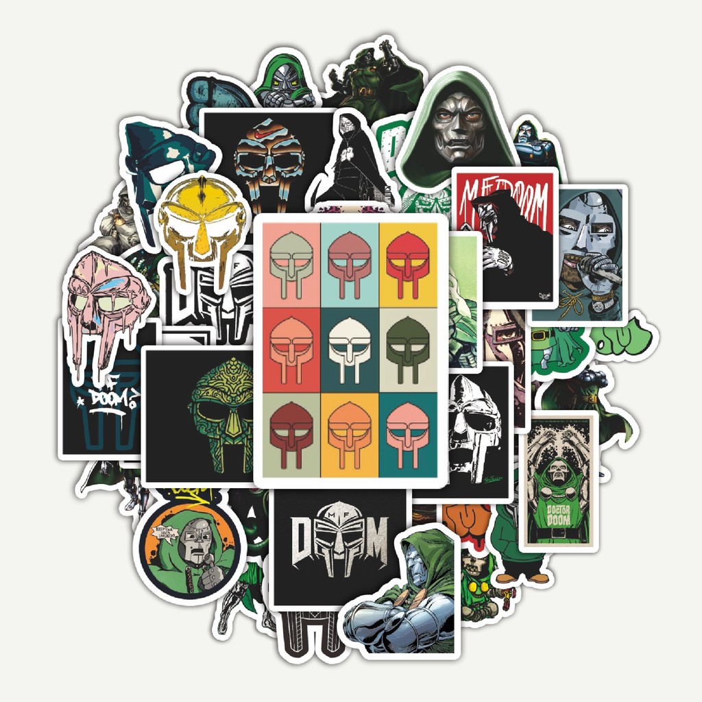 

Sticker Pack Stiker MF Doom Series | Sticker TUMBLR | Stiker LAPTOP KOPER HELM