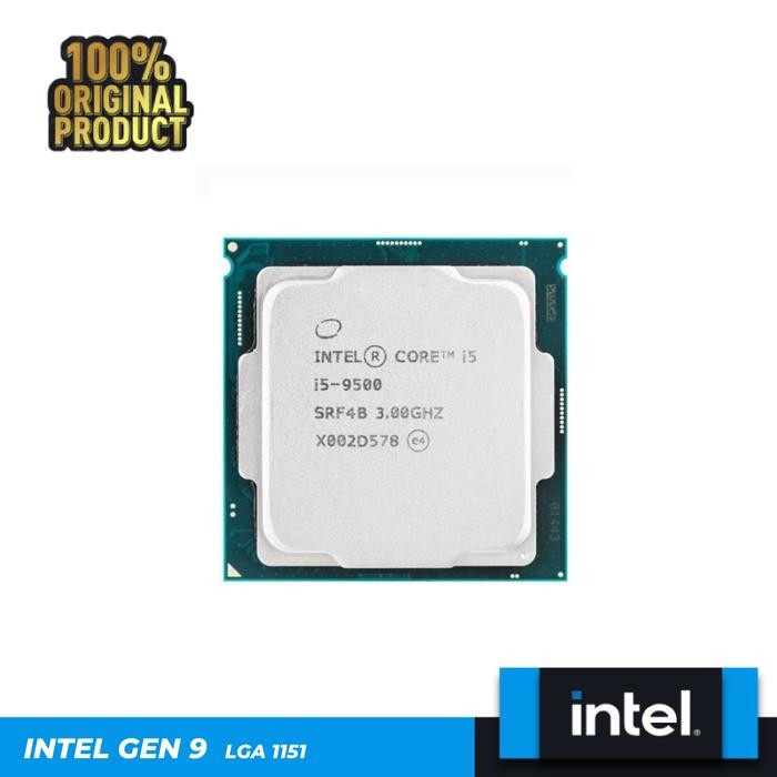 Intel Core i5 9500 | Processor Gen 9 LGA 1151 TRAY