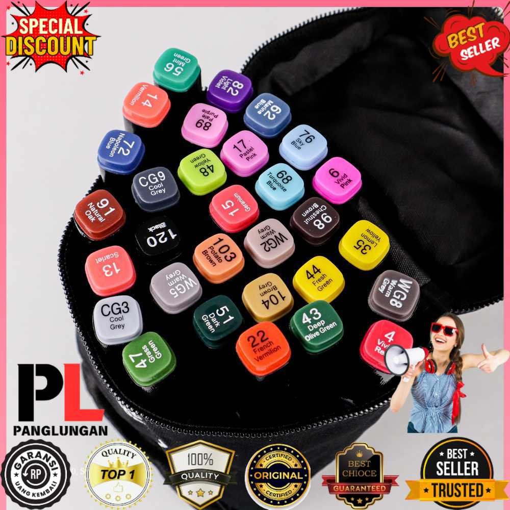 

Toddi Spidol Dual Side Fine Art Marker 30 Color - T30