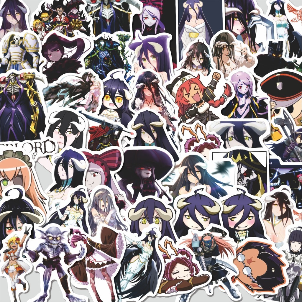 

Stiker Cutting Pack Stiker Anime Overlord Sticker Isi 100Pcs Series Aesthetic Lucu Keren Untuk Koper Bahan Vynil