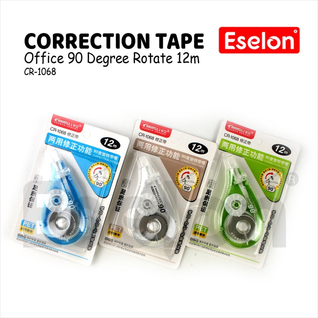 

PROMO TERMURAH Correction Tape Office CR-1068 / Tipe x Roll / Tipe x Kertas 12m TERBARU