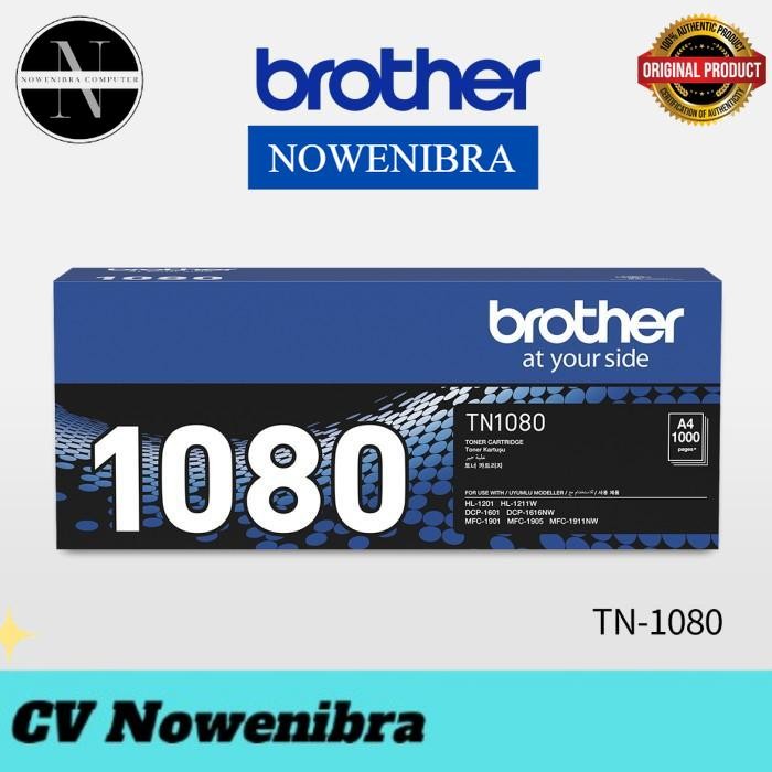 Brother Toner TN-1080 Monochrome Brother Toner TN-1080