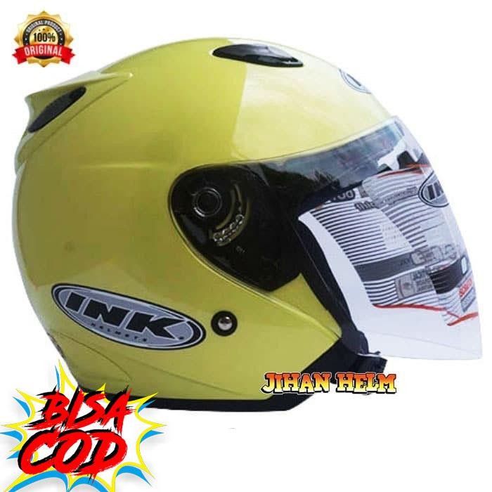 Helm / Helm Ink / Helm Ink Centro Yellow Original Terbaru - Kuning, M