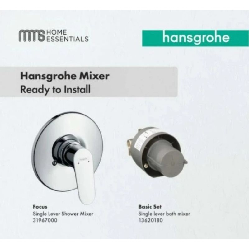 KRAN TANAM HANS GROHE FOCUS CONCEALD SHOWER 31967000/31620180