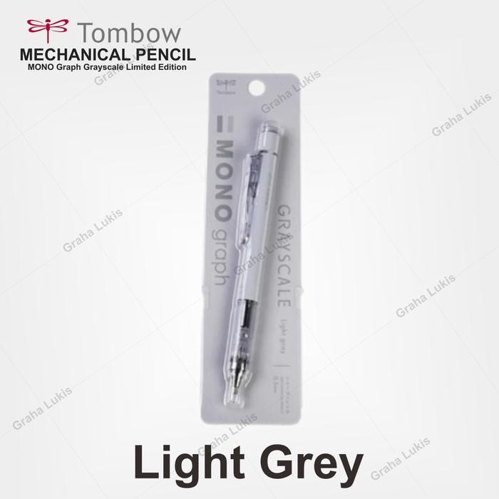 

Tombow Mono Graph GRAYSCALE Mechanical Pencil 0.5mm - White DPA-146B
