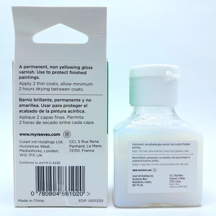 

Reeves 75ml Gloss Varnish - MATT VARNISH