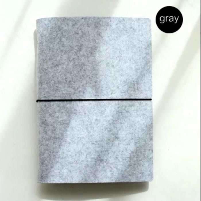 Notebook journal binder agenda organizer - Hitam, A5