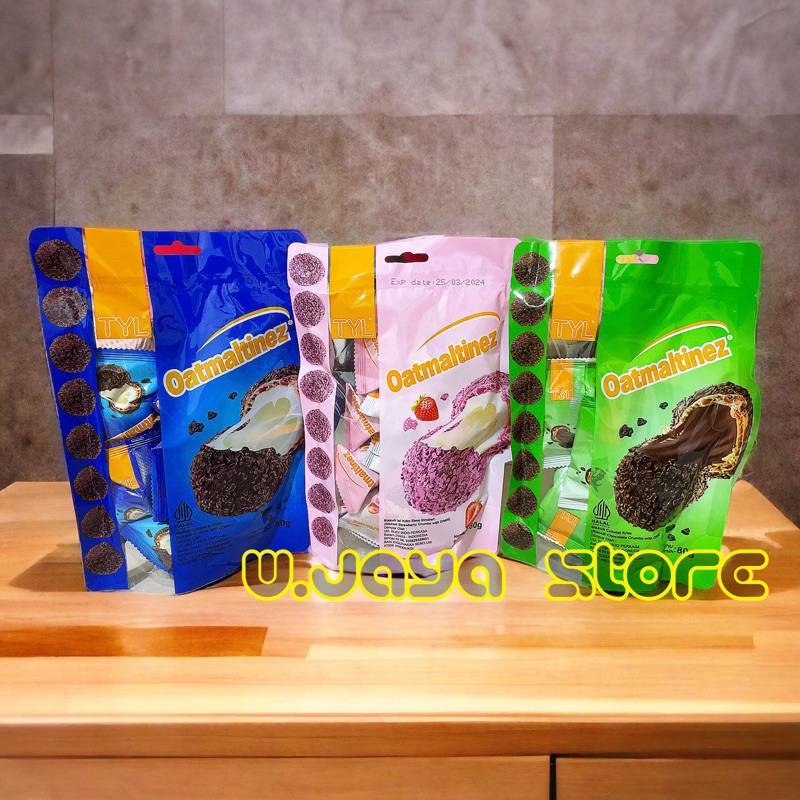 TYL Oatmaltinez Biscuit Ball Chocolate Crumbs With Cream 80g