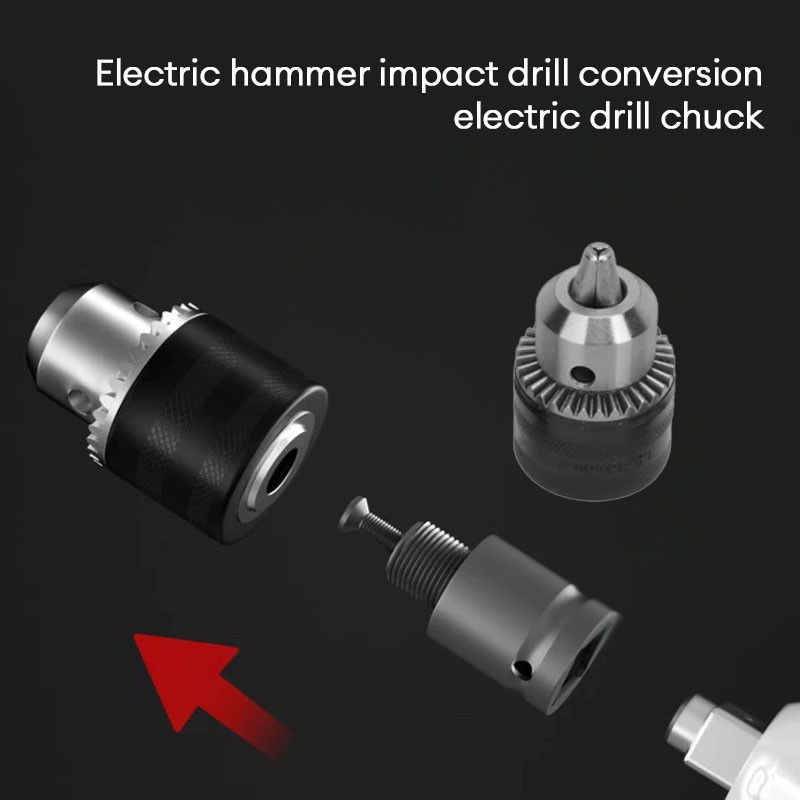 Konversi Bor Dampak Bor Listrik Set Chuck Palu Listrik