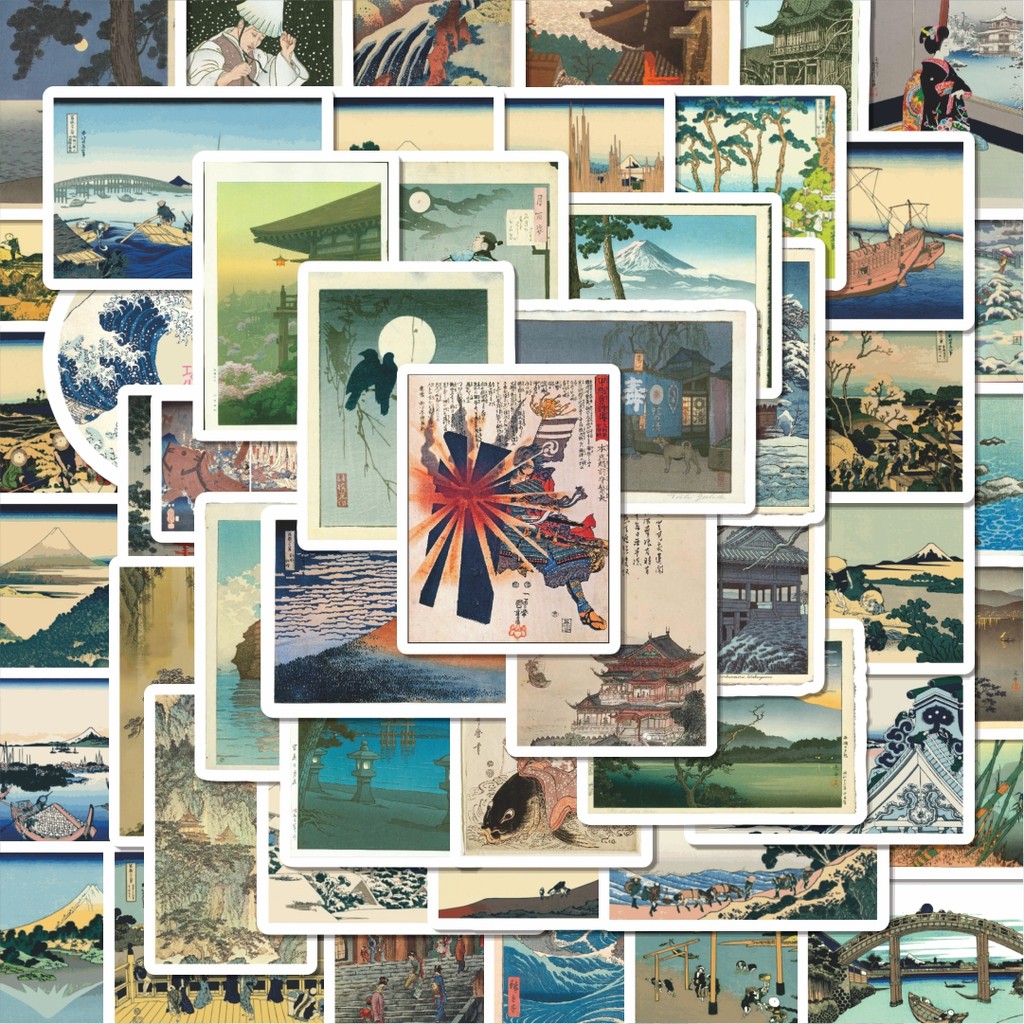 

100PCS Lucu Stiker Japanese Customs 2 Stiker Aesthetic Stiker Anti Air Stikers Berperekat Waterproof sticker decal buat Motor Helm Buku Journal Koper Casing HP Laptop Botol Minum Hadiah anak