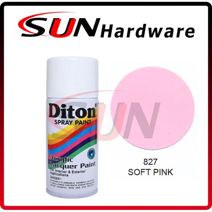 [BERGARANSI] Harga Promo Pilox DITON 300 ml Soft Pink 827 Pilox Pylox Solid Pink Muda Gloss Berkuali