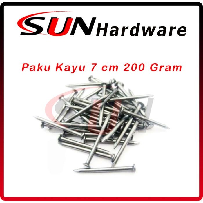 [BERGARANSI] Harga Promo Paku kayu 3" Inch 7 cm 200 gram / pack  Bungkus Berkualitas Paling Dicari