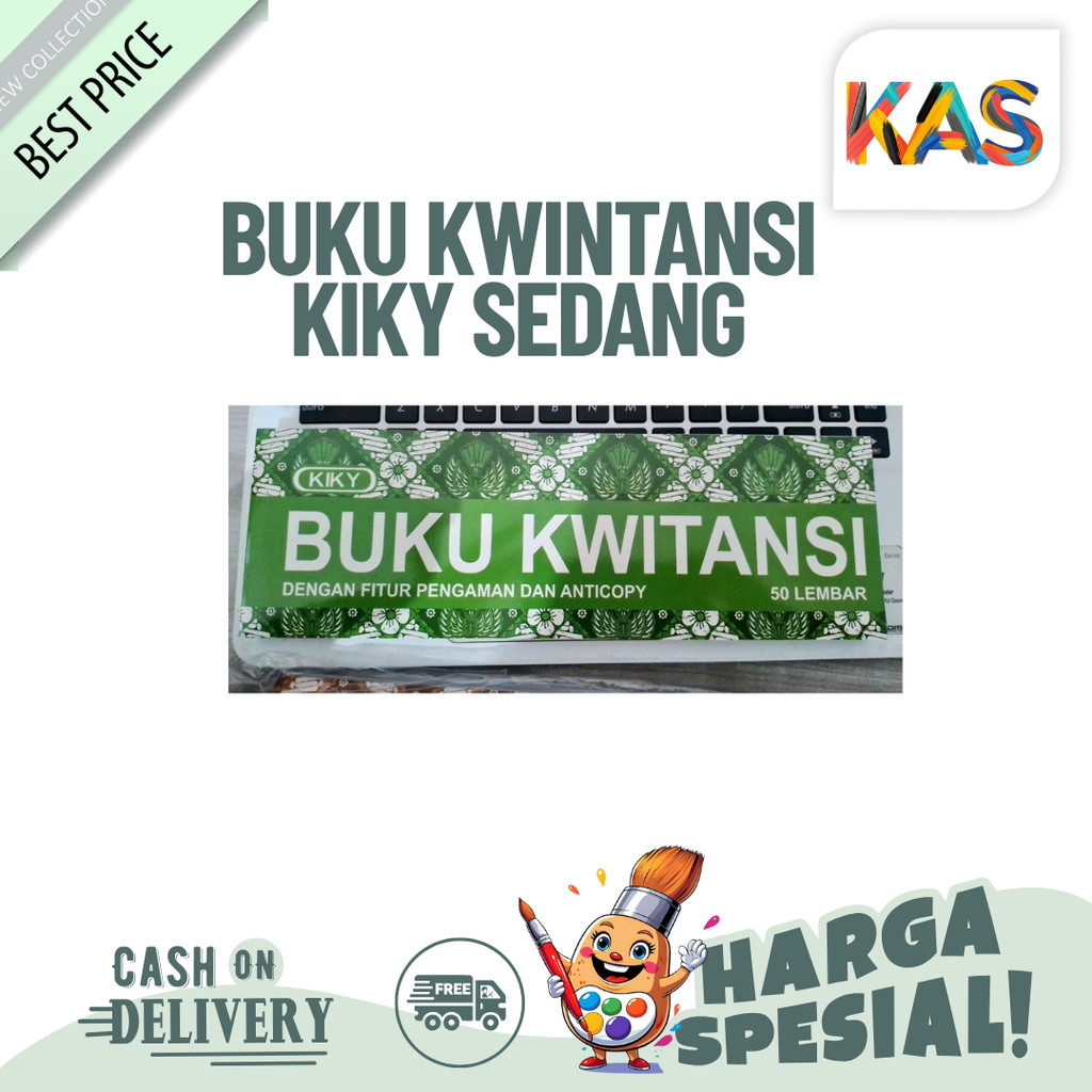 

Buku Kwintansi Kiky Sedang / Besar 50 Lembar