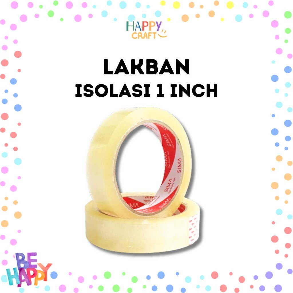 

Lakban Isolasi 1" / Selotip