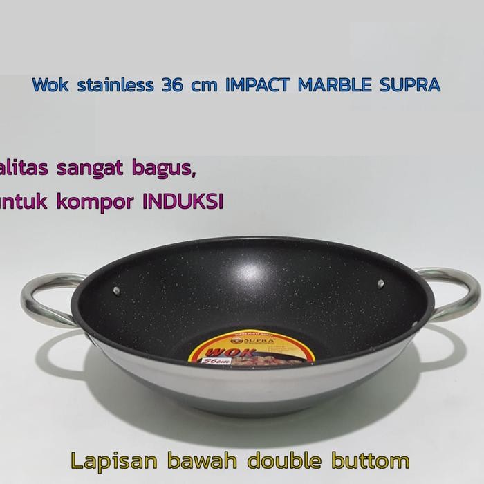 WOK INDUKSI SUPRA / WAJAN PENGGORENGAN - 30 cm